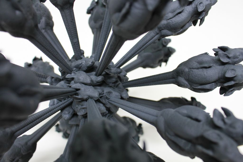 Spore (2015)
detail 13.5 inch diameter Three dimensional print - unique